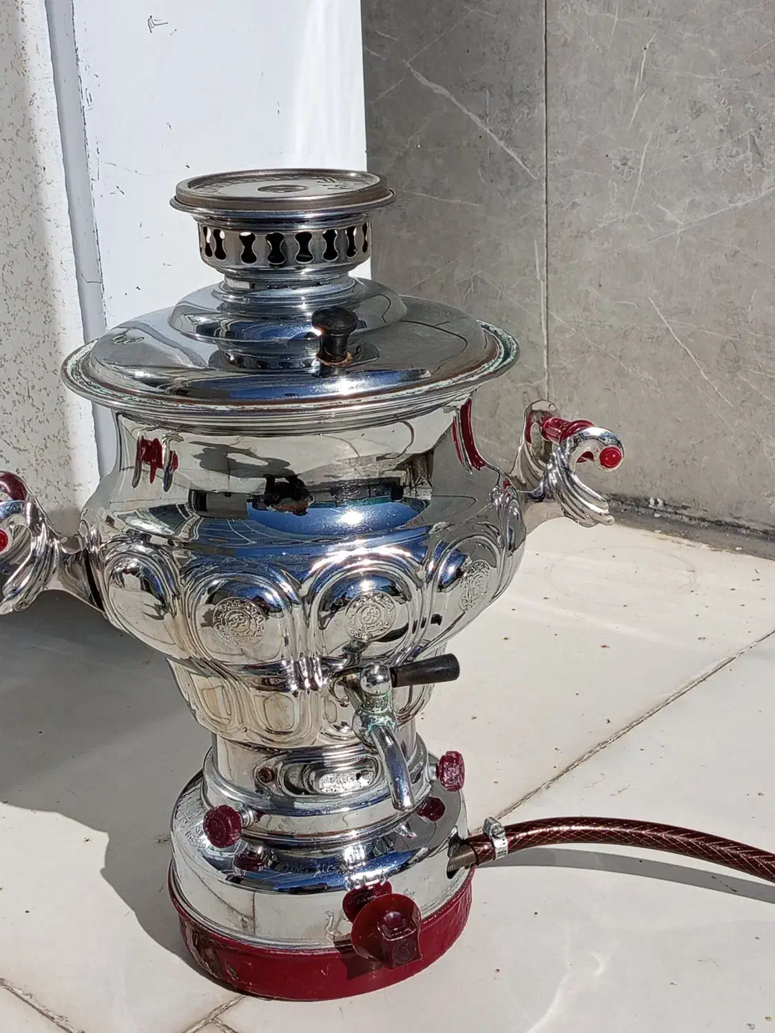 سماور گازی|سماور، چای‌ساز، قهوه‌ساز|قروه, |دیوار