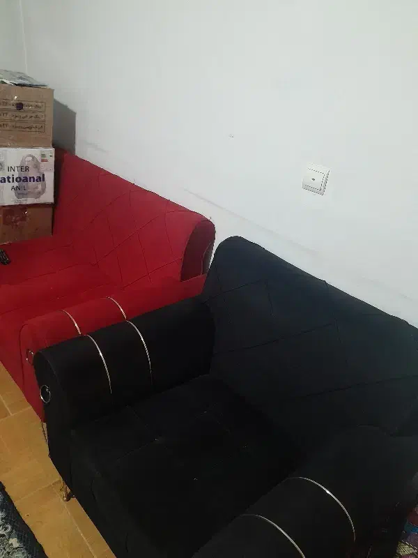 مبل ۷ نفره پایه فلزی|مبلمان خانگی و میز عسلی|چهاردانگه (تهران), |دیوار