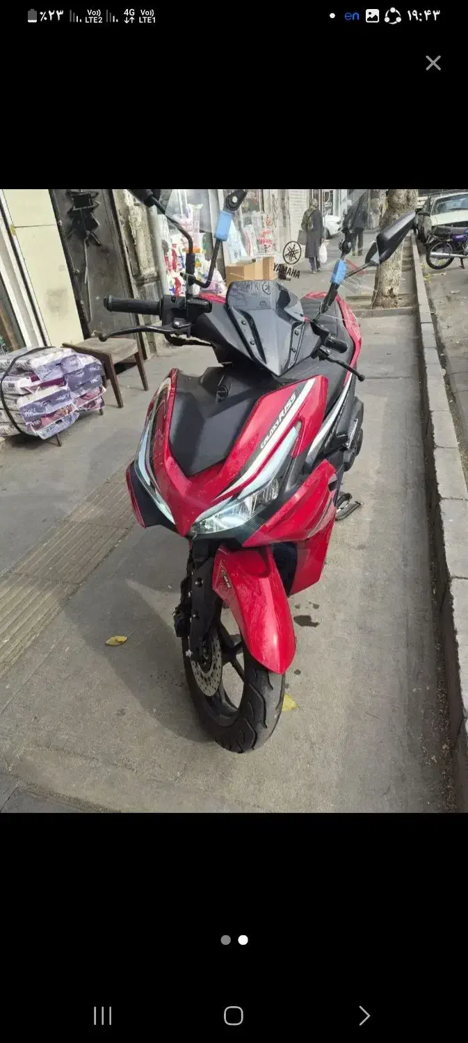 موتور گلکسی r155|موتورسیکلت|تهران, تاکسیرانی|دیوار