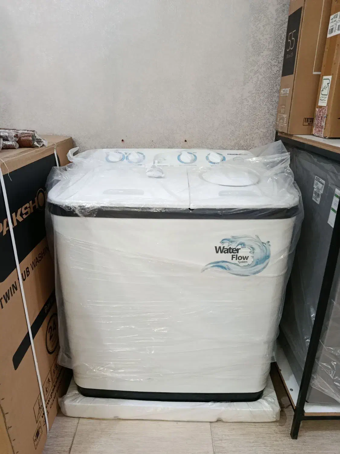 لباسشویی دوقلو پاکشوما|ماشین لباسشویی و خشک‌کن لباس|فسا, |دیوار