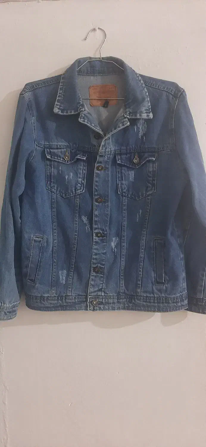 کت جین ترک ، پسرانه کاملا سالم و نو در رنگ آبی|لباس|بروجرد, |دیوار