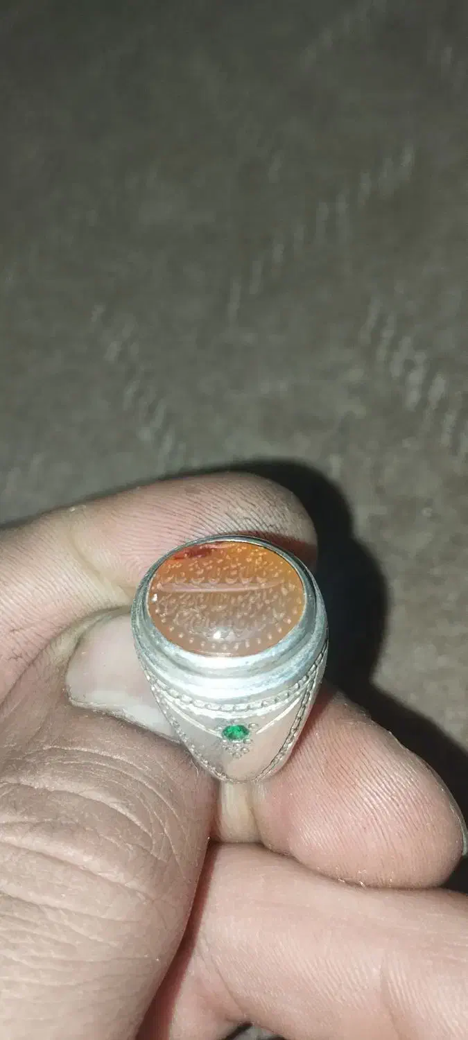 انگشترعقیق یمن حکاکی|جواهرات|خمینیشهر, |دیوار