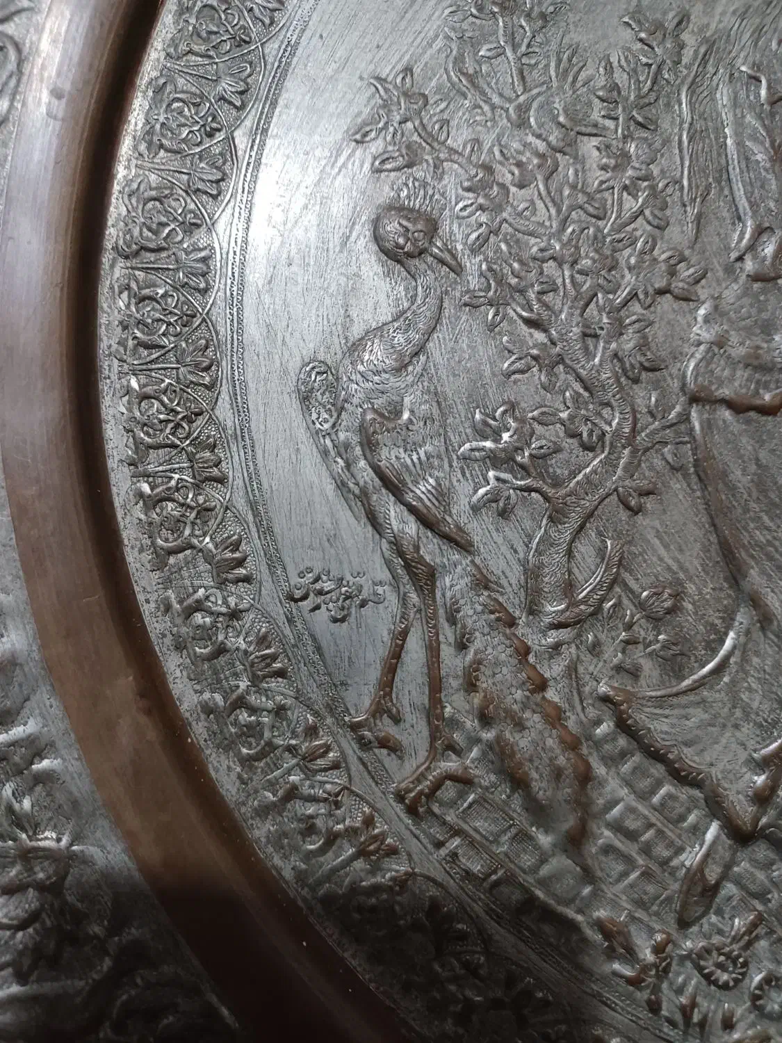 دیوارکوب مسی قدیمی|کلکسیون اشیاء عتیقه|دزفول, |دیوار