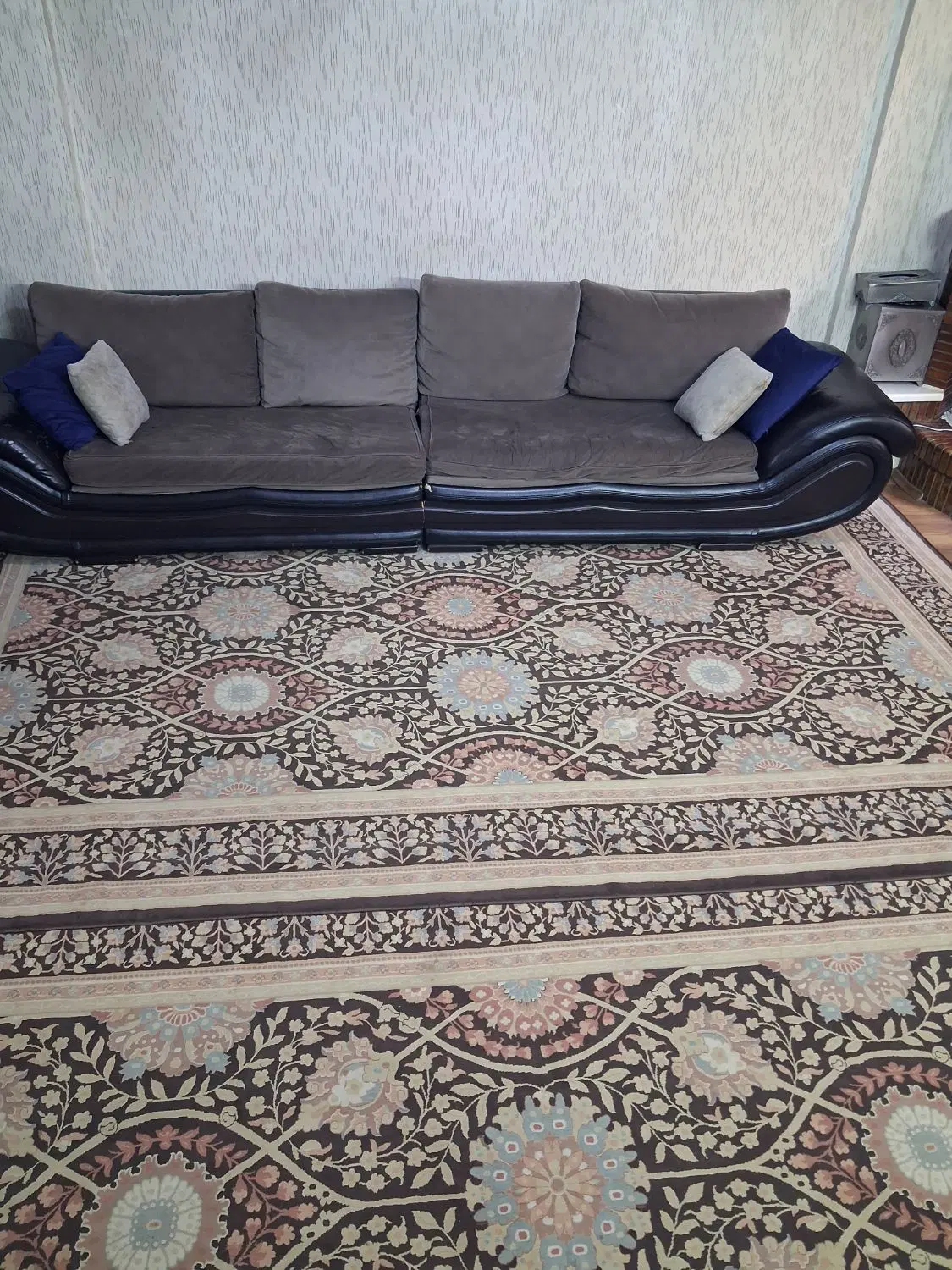 ۲عدد فرش ۹متر طرح افشانه مدل ابریشم|فرش|تهران, راه آهن|دیوار
