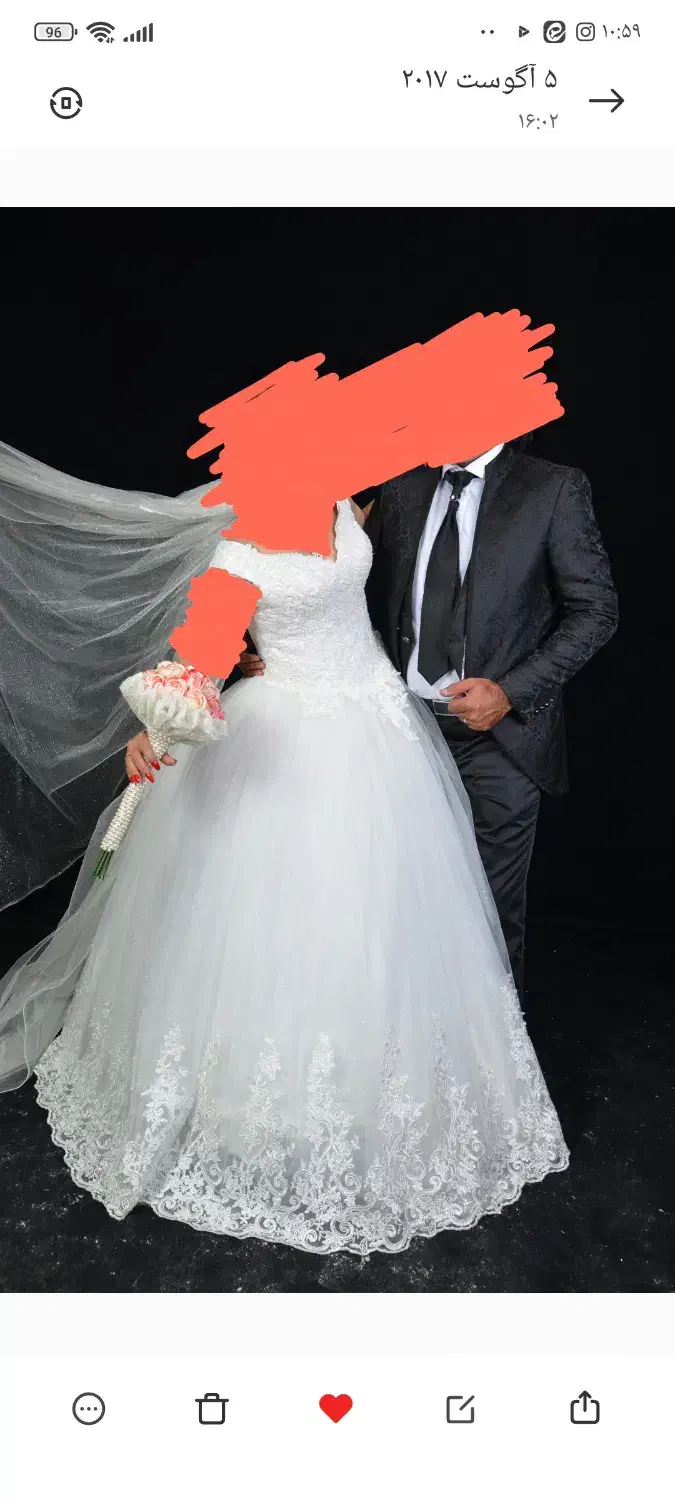 فروش لباس عروس با پایین ترین قیمت|لباس|کاشان, دشت چال|دیوار