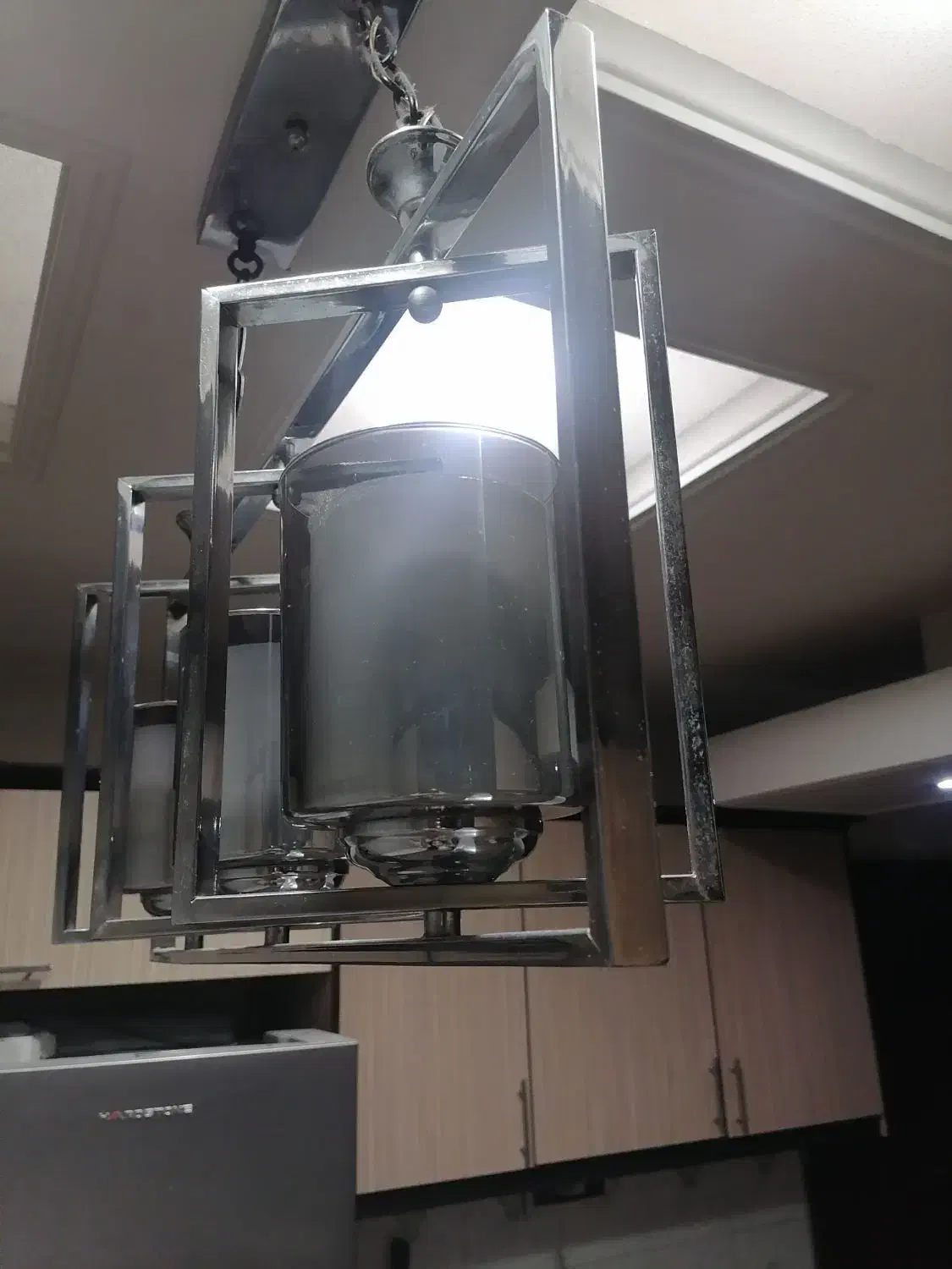 لوستر سه شعله کروم کاملا نو|لوستر و چراغ آویز|تهران, افسریه جنوبی|دیوار