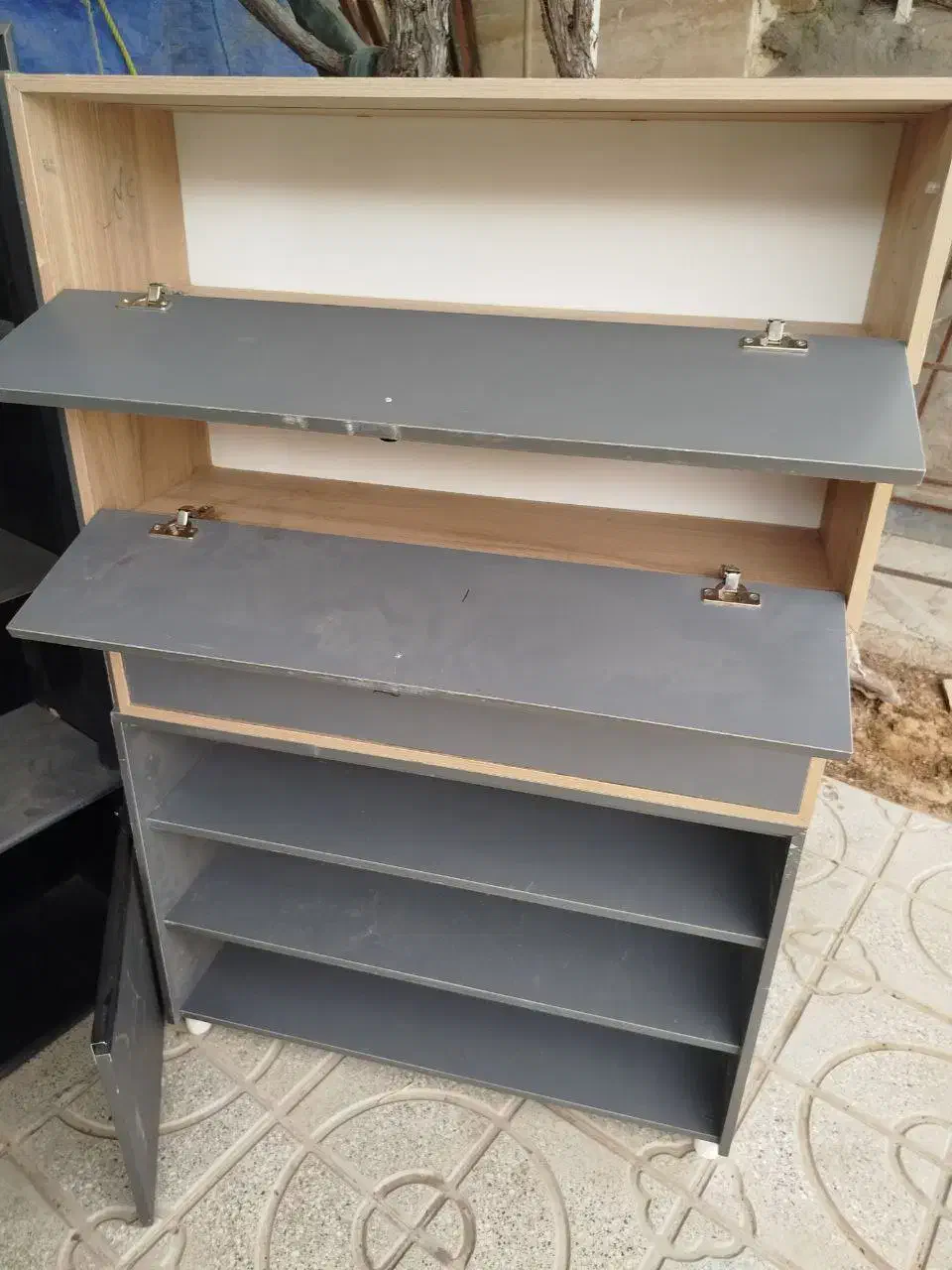 کتابخانه و جاکفشی|جاکفشی، کمد، دراور|اسفراین, |دیوار