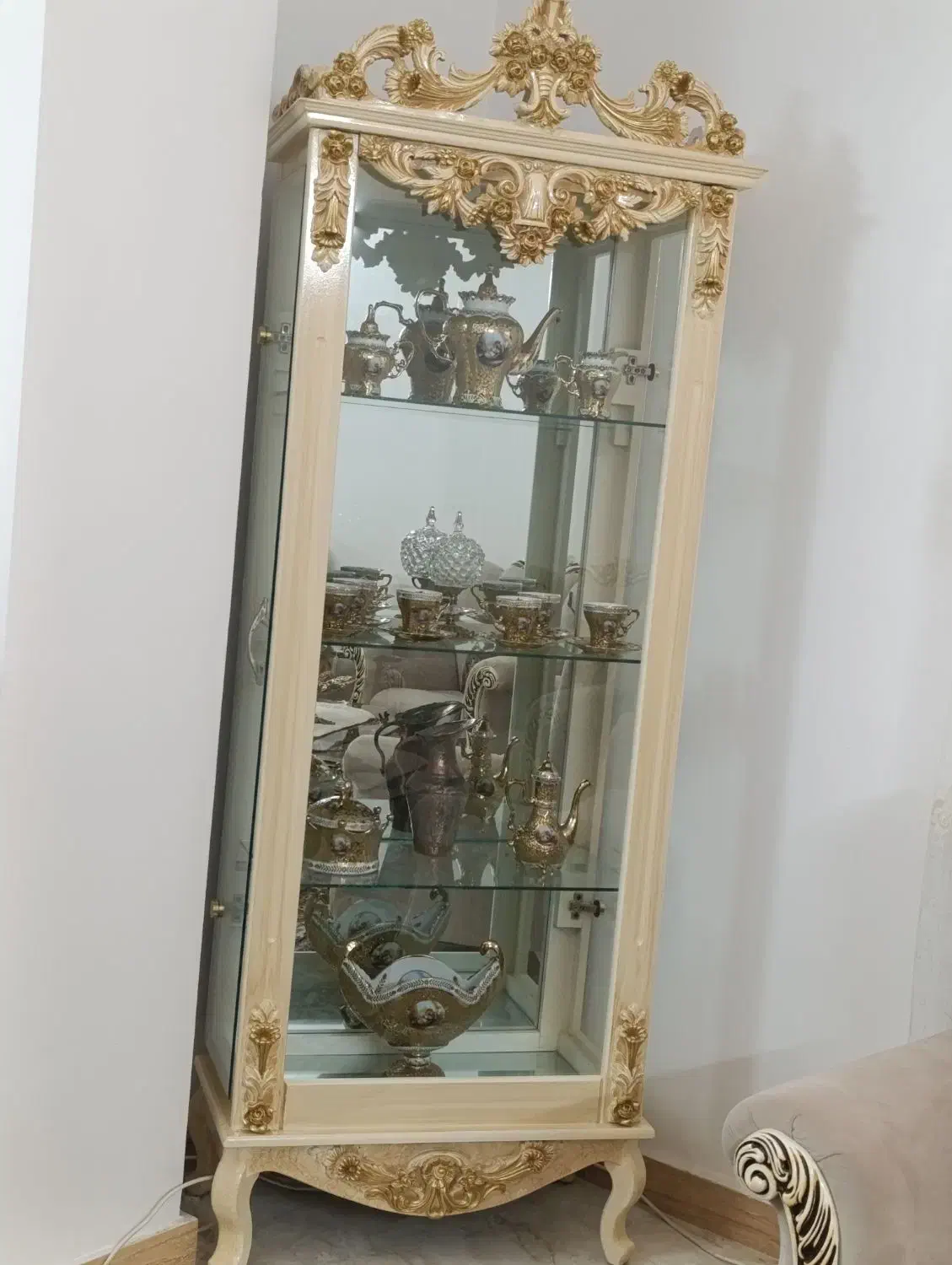 بوفه کرم طلایی|بوفه، ویترین، کنسول|جویبار, |دیوار