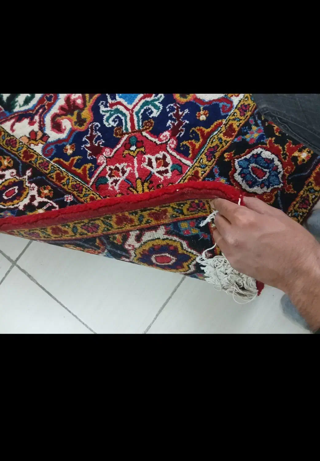 فرش دستباف نقشه هریس درجه یک بارماخ توخوش|فرش|سهند, |دیوار