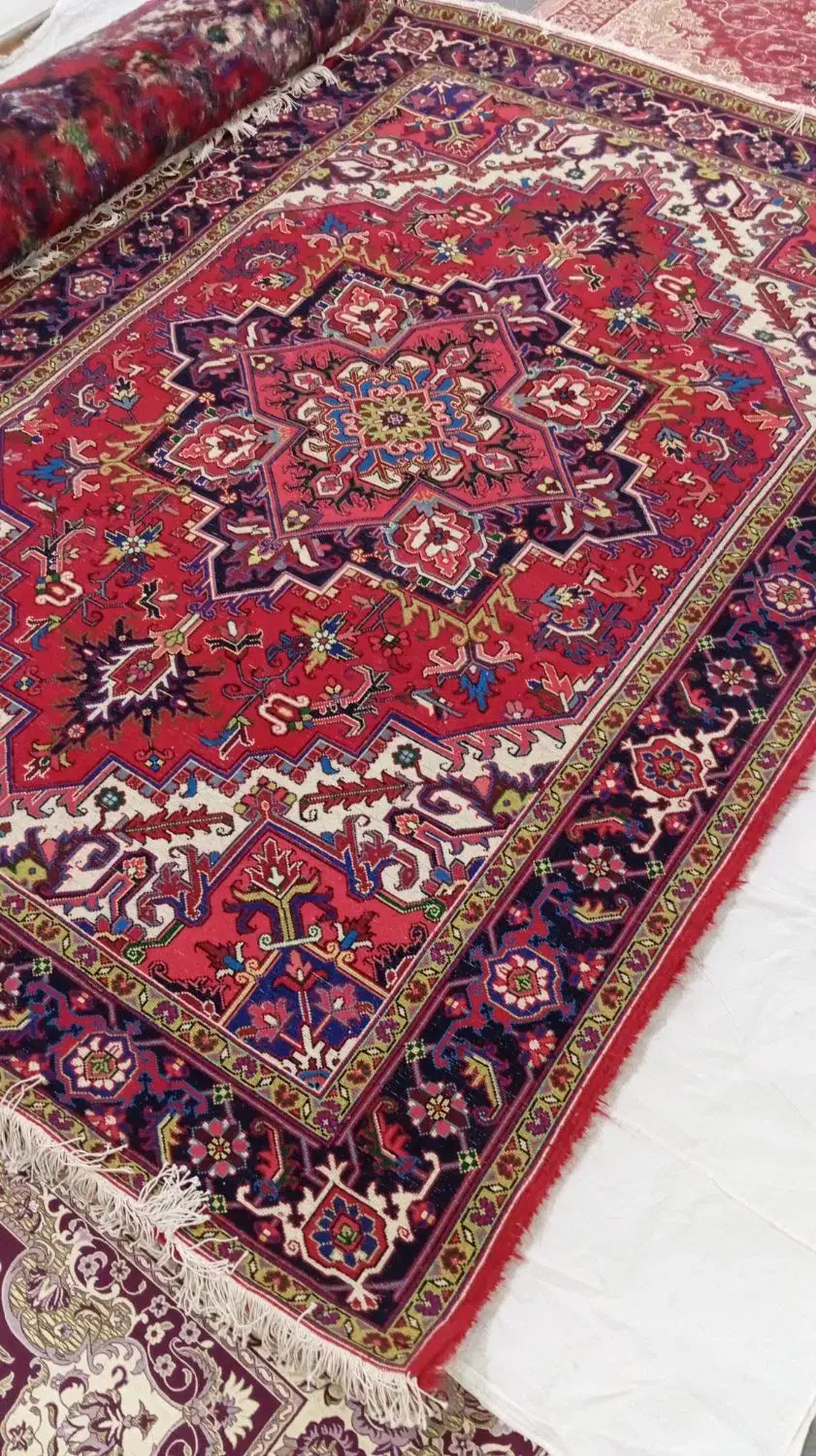 یک جفت فرش ۹متری|فرش|باسمنج, |دیوار