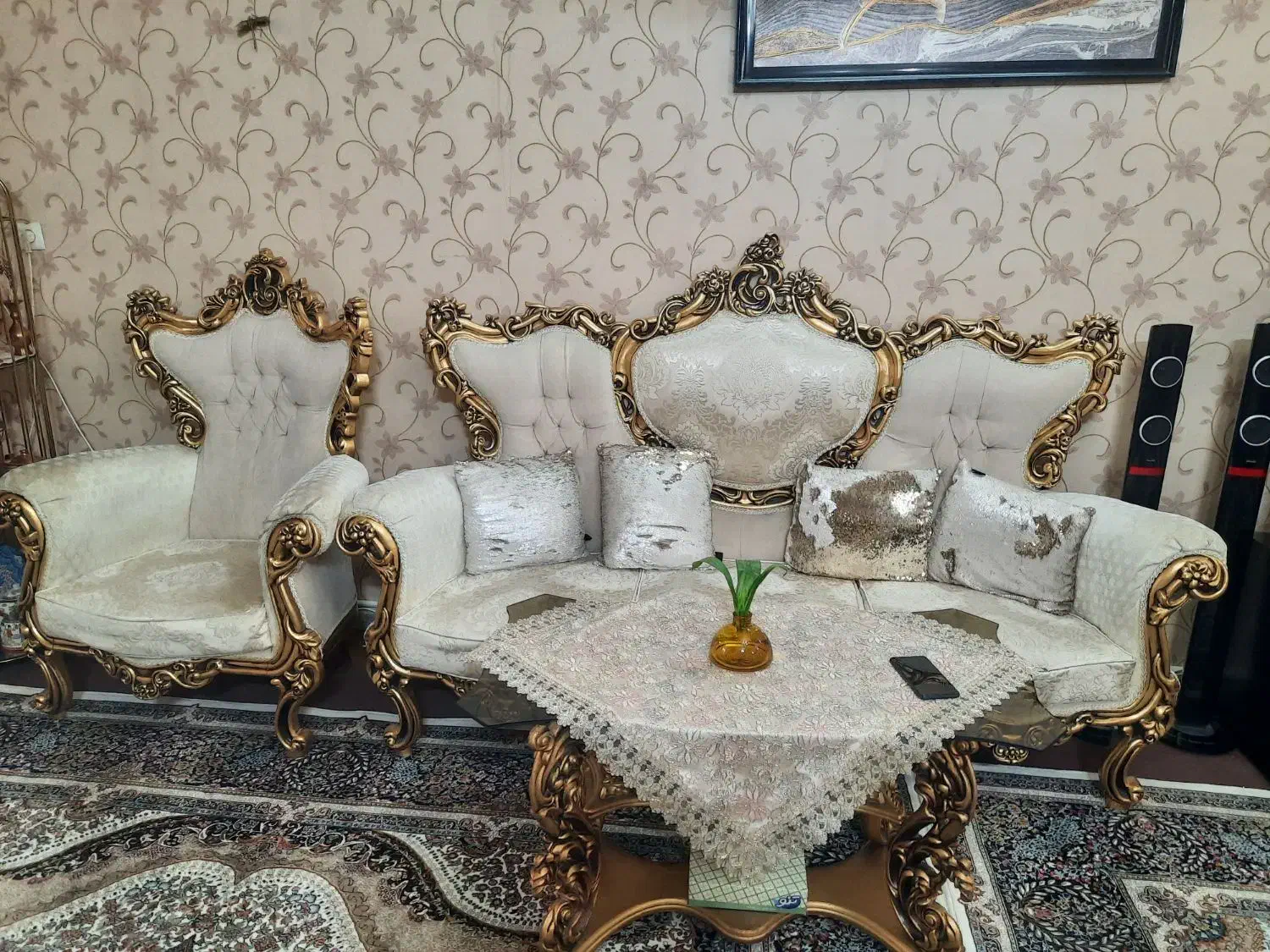 مبل سلطنتی|مبلمان خانگی و میز عسلی|مشهد, نوید|دیوار