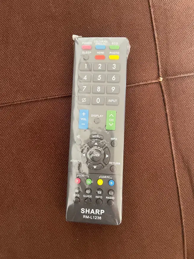 کنترل مدل تلویزیون Sharp|تلویزیون و پروژکتور|شیراز, وزیرآباد|دیوار