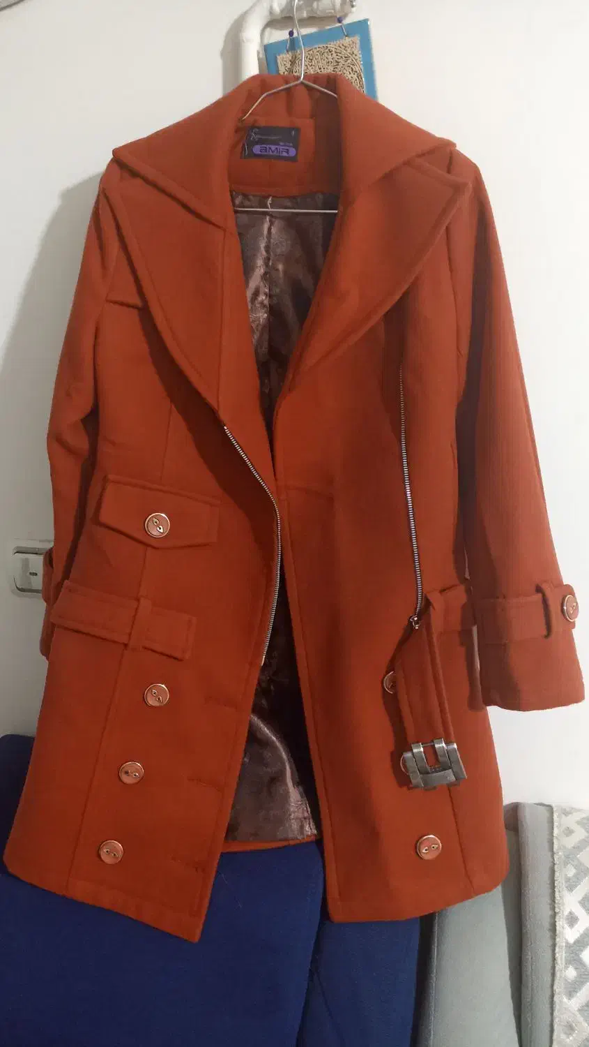 پالتو اجری رنگ|لباس|اسلامشهر, شهرک سالور|دیوار