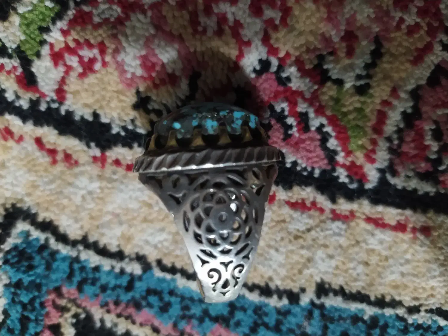 انگشتر فیروزه دستساز|جواهرات|جیرفت, |دیوار