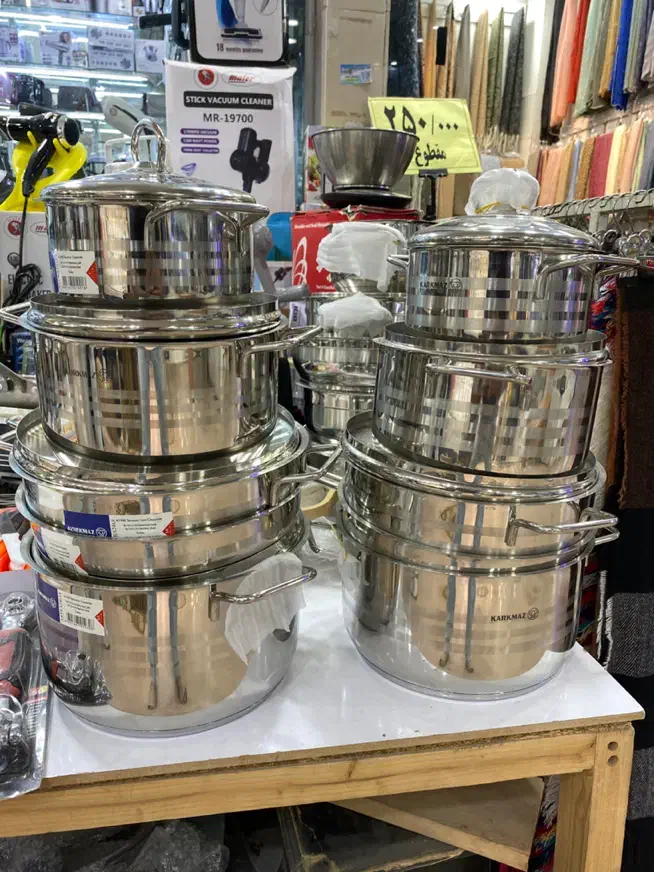 سرویس استیل کرکماز|ظروف پختوپز|بوشهر, |دیوار