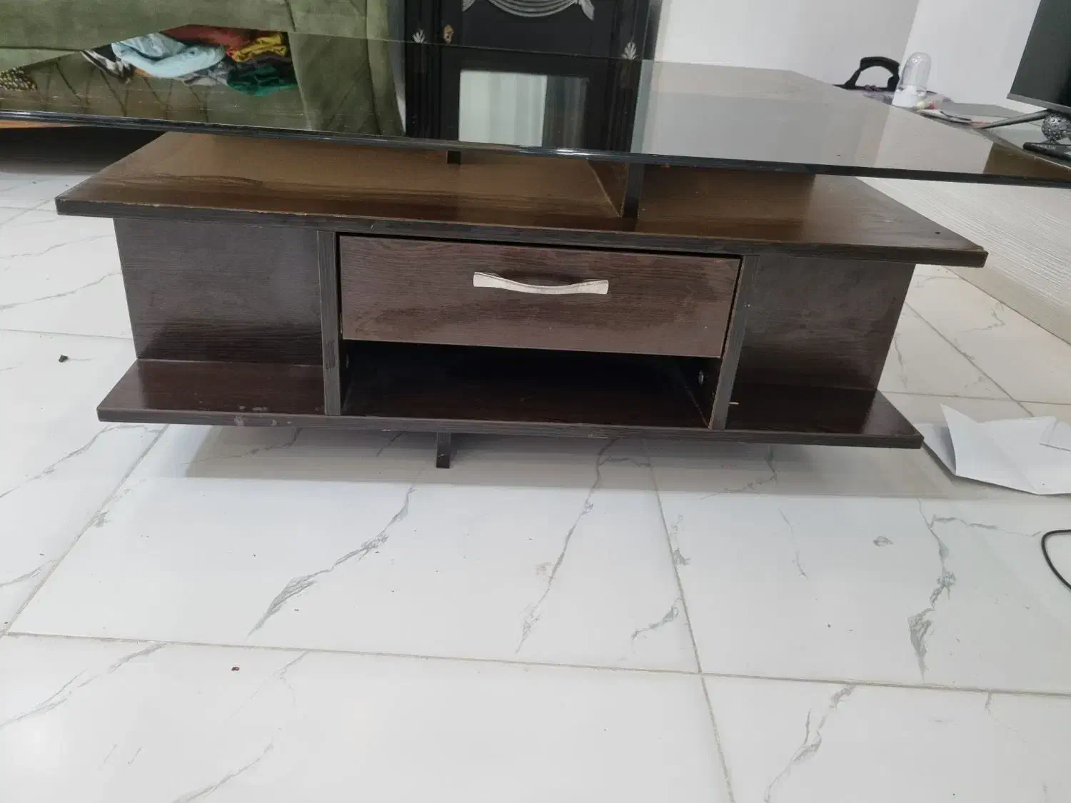 میز جلو مبلی ام دی اف|مبلمان خانگی و میز عسلی|رشت, نظری|دیوار