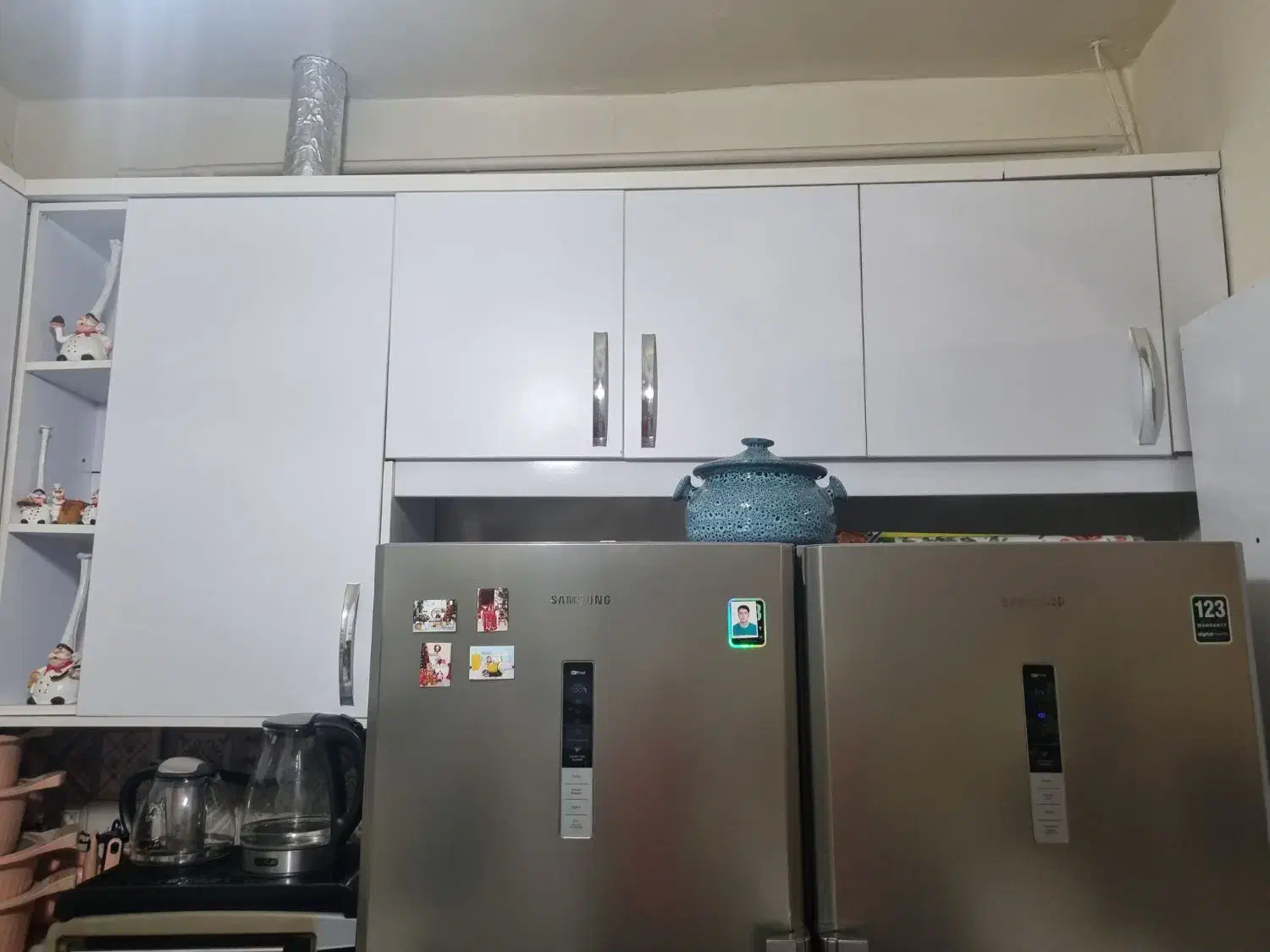 فروش ویژه و  فوری کابینت mdf بهمراه هود|آب‌چکان و نظم‌دهنده ظروف|گلستان (تهران), |دیوار