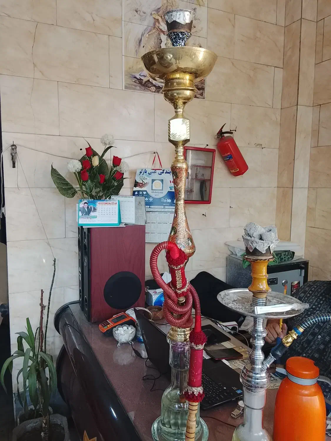 قلیان حاج اوغلی قدرت اصل خوب بخون بعداً پیام بده|کلکسیون و سرگرمی|خوی, |دیوار