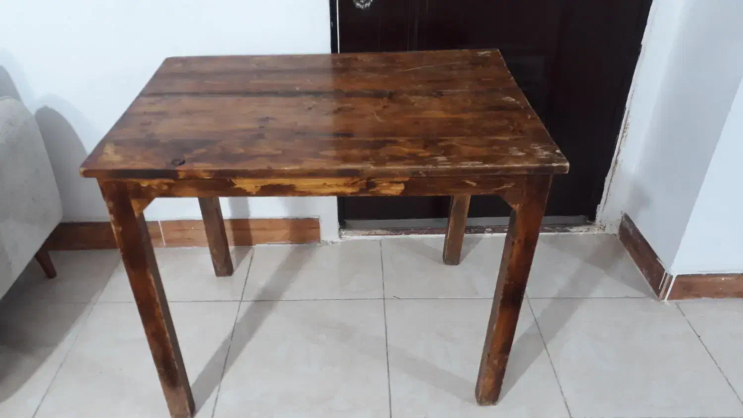 میز چوبی|میز و صندلی غذاخوری|بجنورد, |دیوار