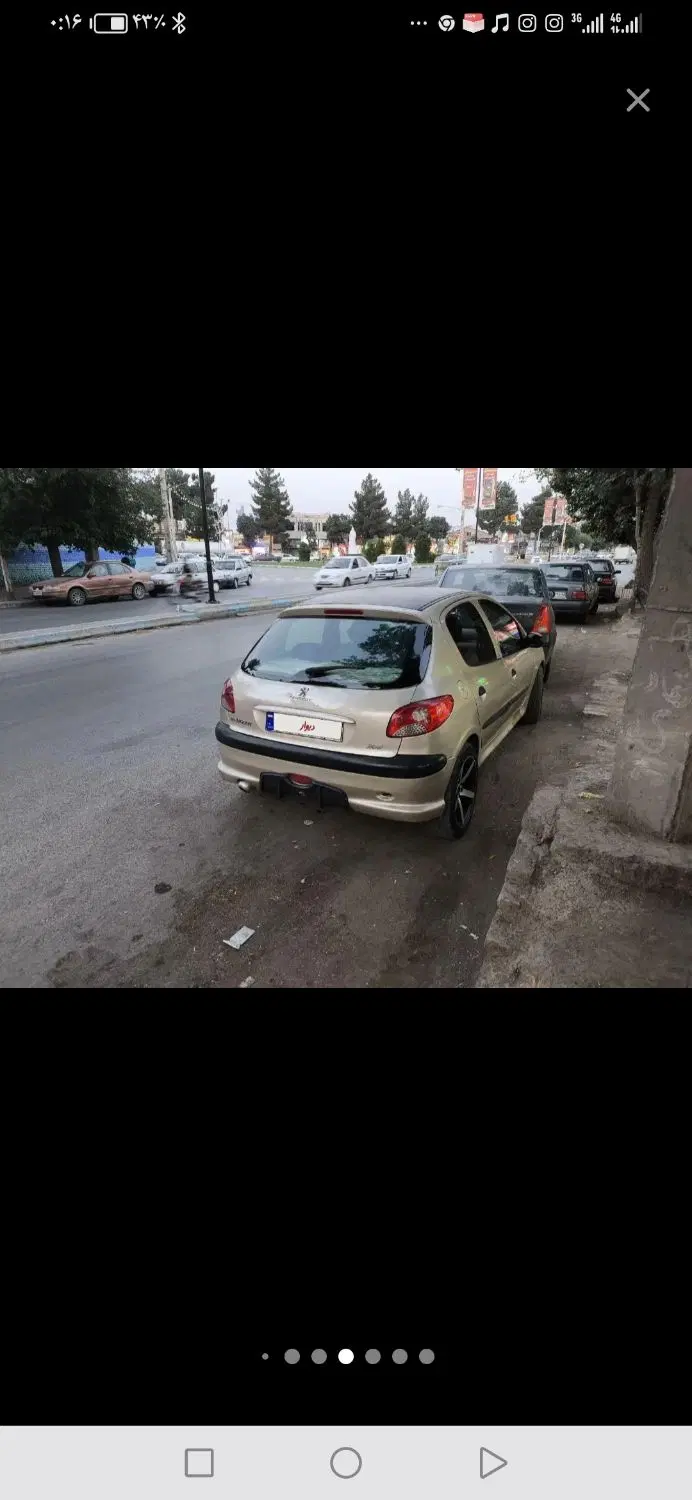 206 مدل 82|خودرو سواری و وانت|نیشابور, شهرک ولیعصر|دیوار