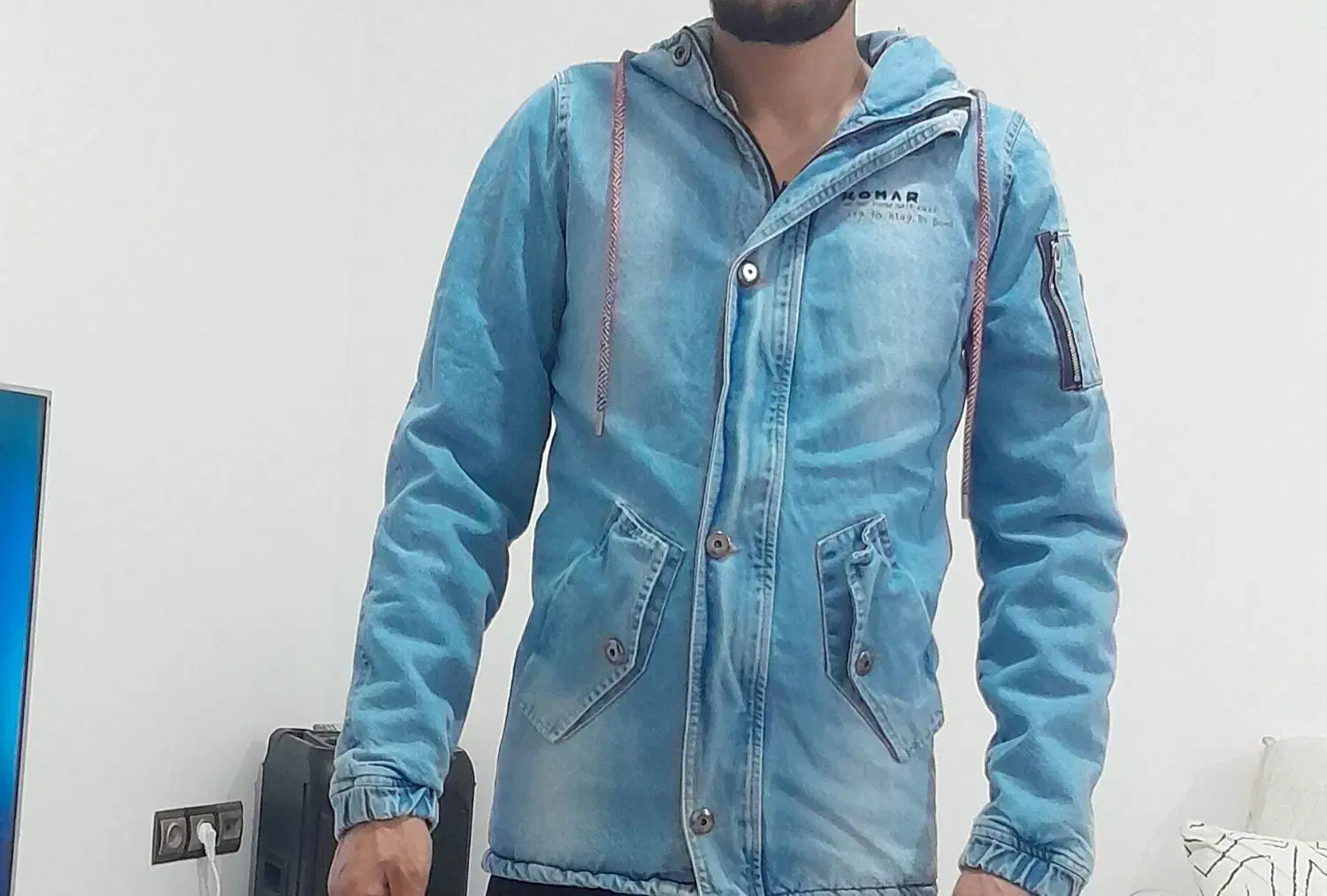 کاپشن پسرانه|لباس|هشتگرد, شهرک راه آهن|دیوار