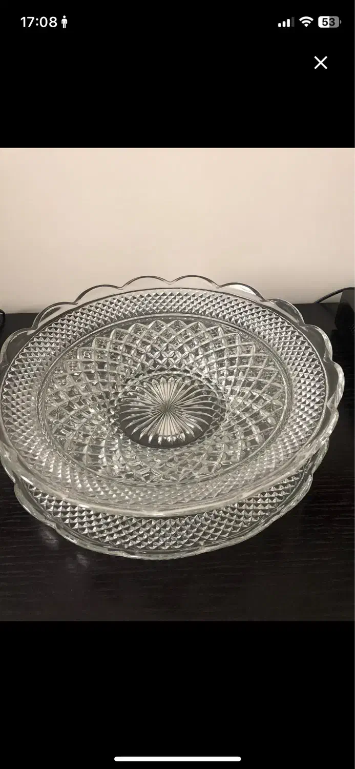 دیس و ظرف میوه ( کریستال آمریکایی)|کلکسیون اشیاء عتیقه|تهران, چیذر|دیوار