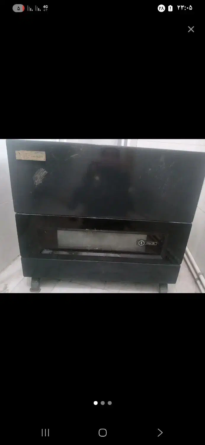 بخاری قدیمی|بخاری، هیتر، شومینه|قم, قلعه کامکار|دیوار