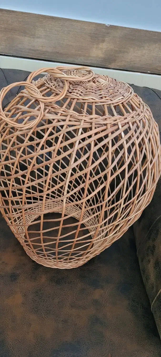 لوستر حصیری|لوستر و چراغ آویز|گنبد کاووس, |دیوار