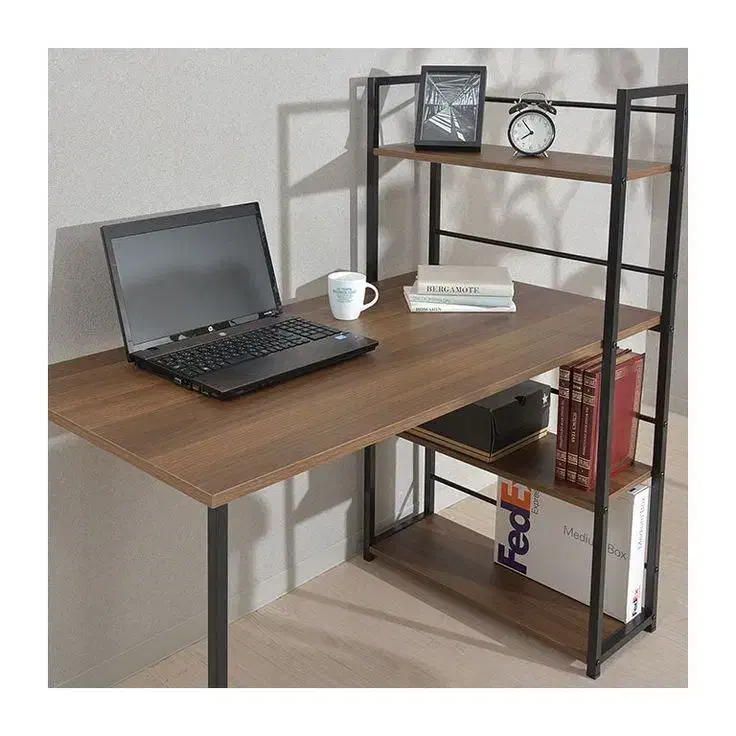 میز قفسه دار با آهن سنگین و. ورق mdf|کتابخانه، شلف، قفسه‌های دیواری|زنجان, |دیوار