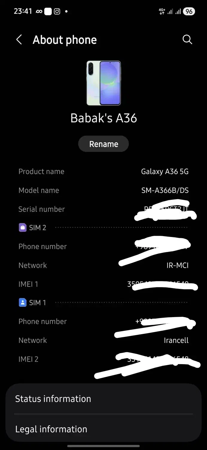 گوشی a36 5G|موبایل|اردبیل, |دیوار