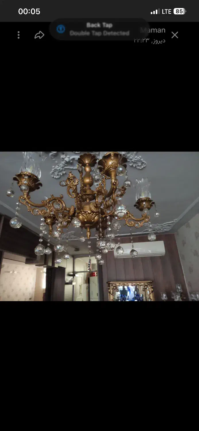 لوستر برنزی|لوستر و چراغ آویز|مشهد, امیر|دیوار