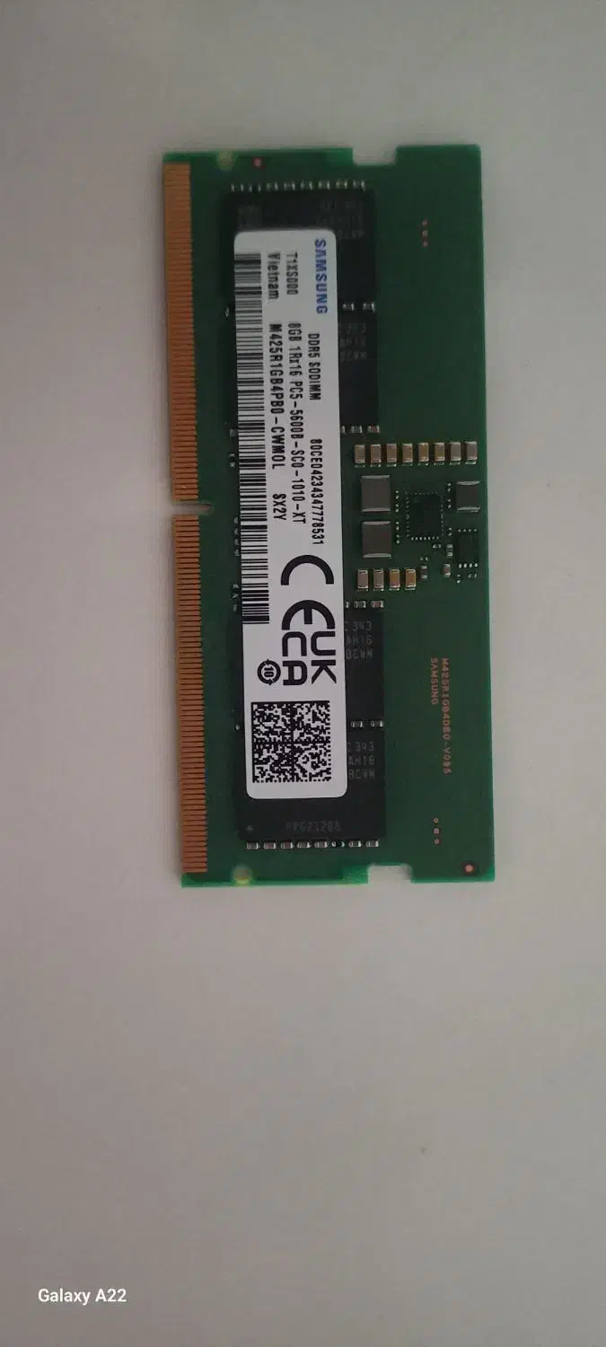 رم لپتاپ سامسونگ DDR5 8 GB|قطعات و لوازم جانبی رایانه|شیراز, تپه تلویزیون|دیوار