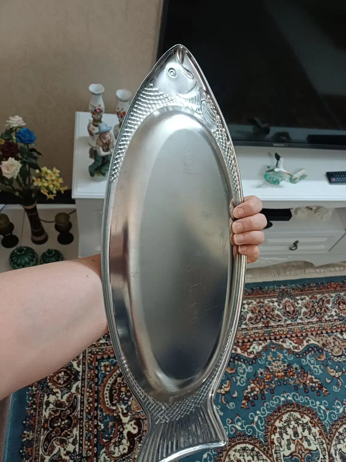 سینی قدیمی نو یک جفت|ظروف سرو و پذیرایی|شاهین‌شهر, مسکن مهر|دیوار