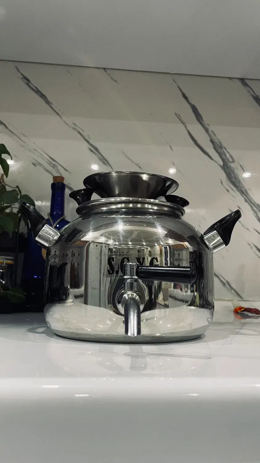 کتری استیل دو لیتری|قوری، کتری، قهوه‌ساز دستی|لنگرود, |دیوار