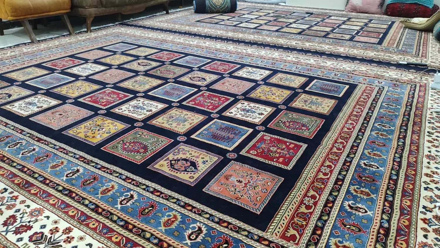 فرش گلیم فرش|فرش|حمیدیا, |دیوار