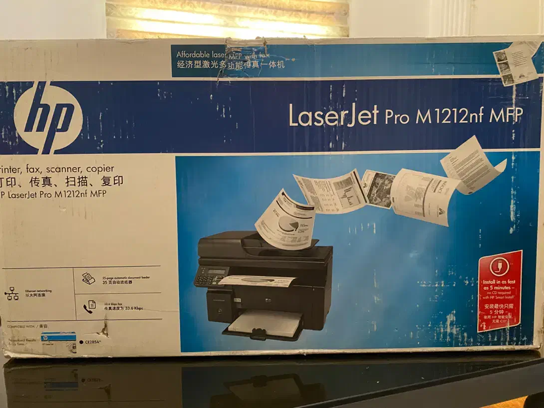 M1212nf پرینتر چندکاره لیزری اچ پی (آکبند) مدل|پرینتر، اسکنر، کپی، فکس|تهران, شیخ هادی|دیوار