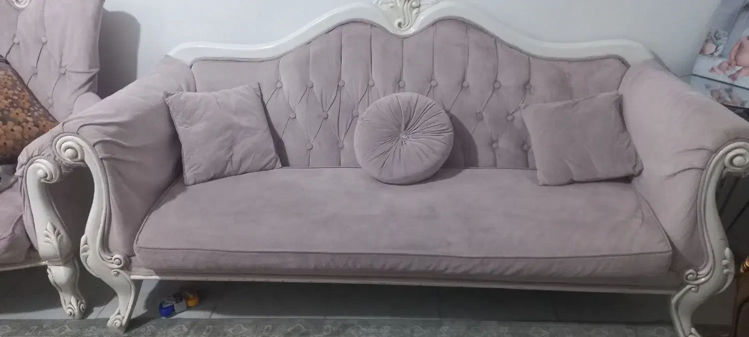 مبل 7نفره سلطنتی شیک|مبلمان خانگی و میز عسلی|قدس, شهر‌قدس|دیوار