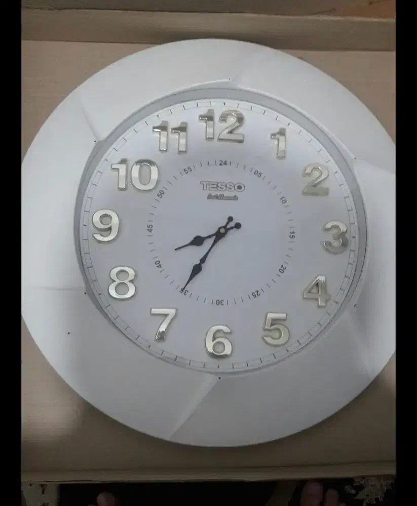 ساعت دیواری سفید آکبند|ساعت دیواری و تزئینی|محمدیه-قزوین, |دیوار