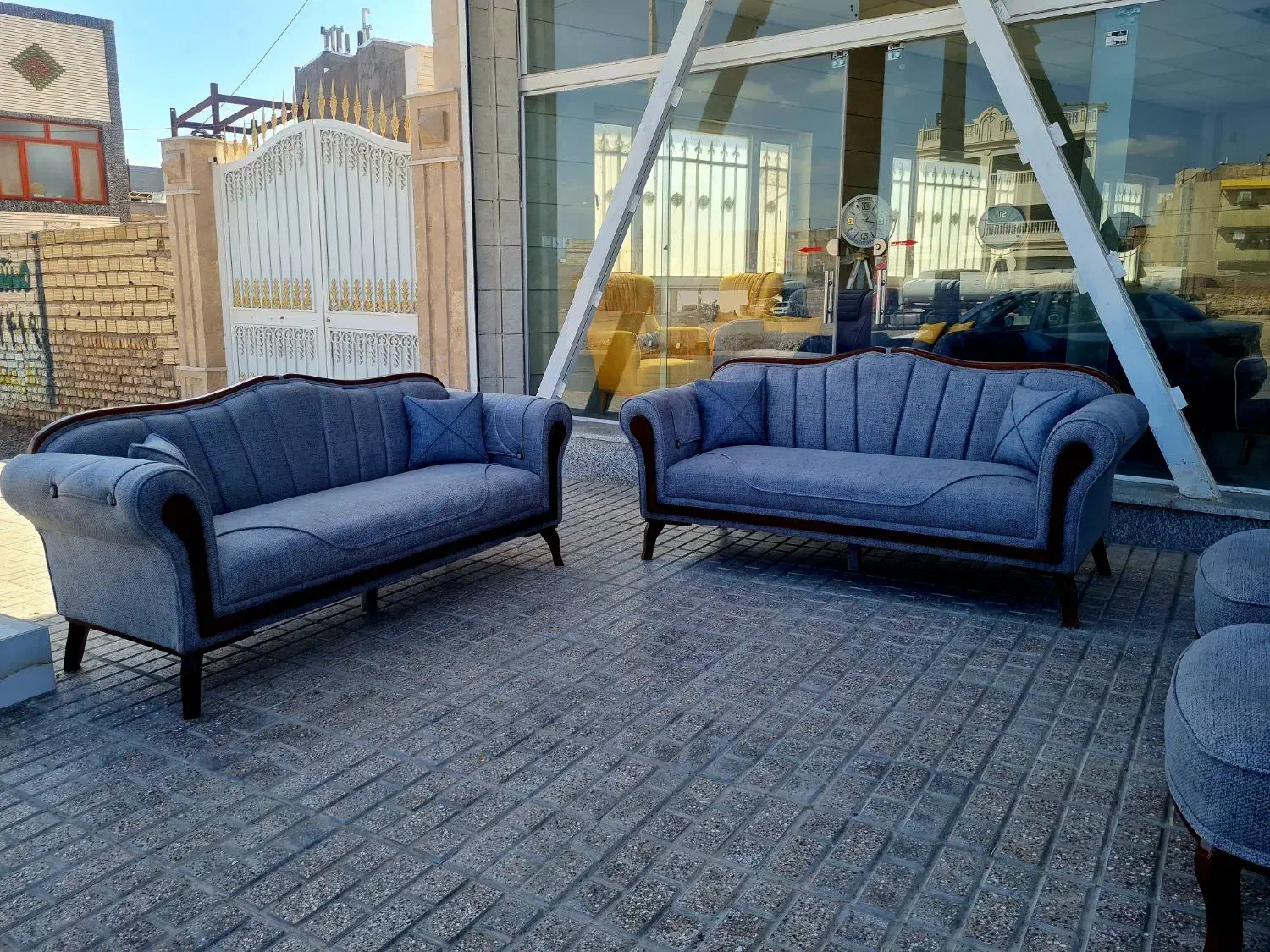 مبل راحتی سزار رنگ بندی طوسی|مبلمان خانگی و میز عسلی|بیرجند, |دیوار