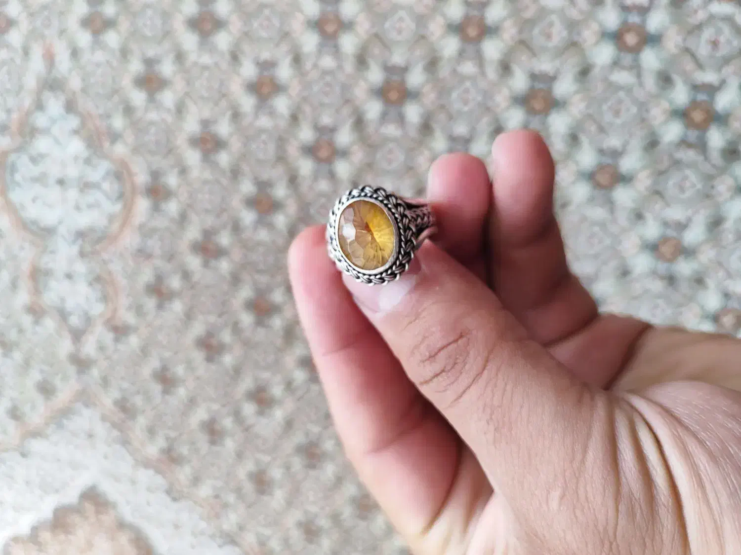 انگشتر سیترین اصلی|جواهرات|اصفهان, دانشگاه اصفهان|دیوار