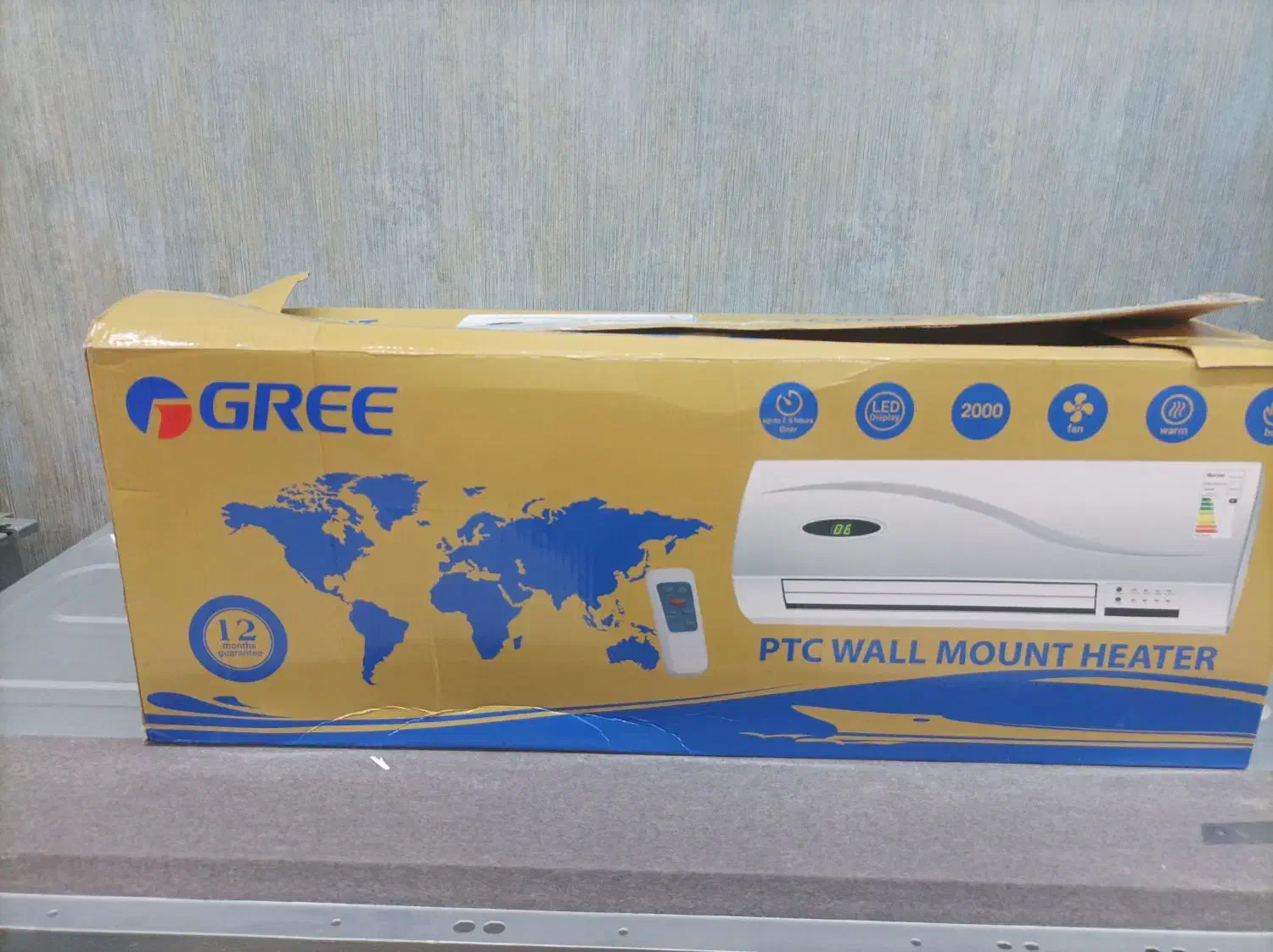 بخاری دیواری برقی|بخاری، هیتر، شومینه|خرم‌آباد, |دیوار