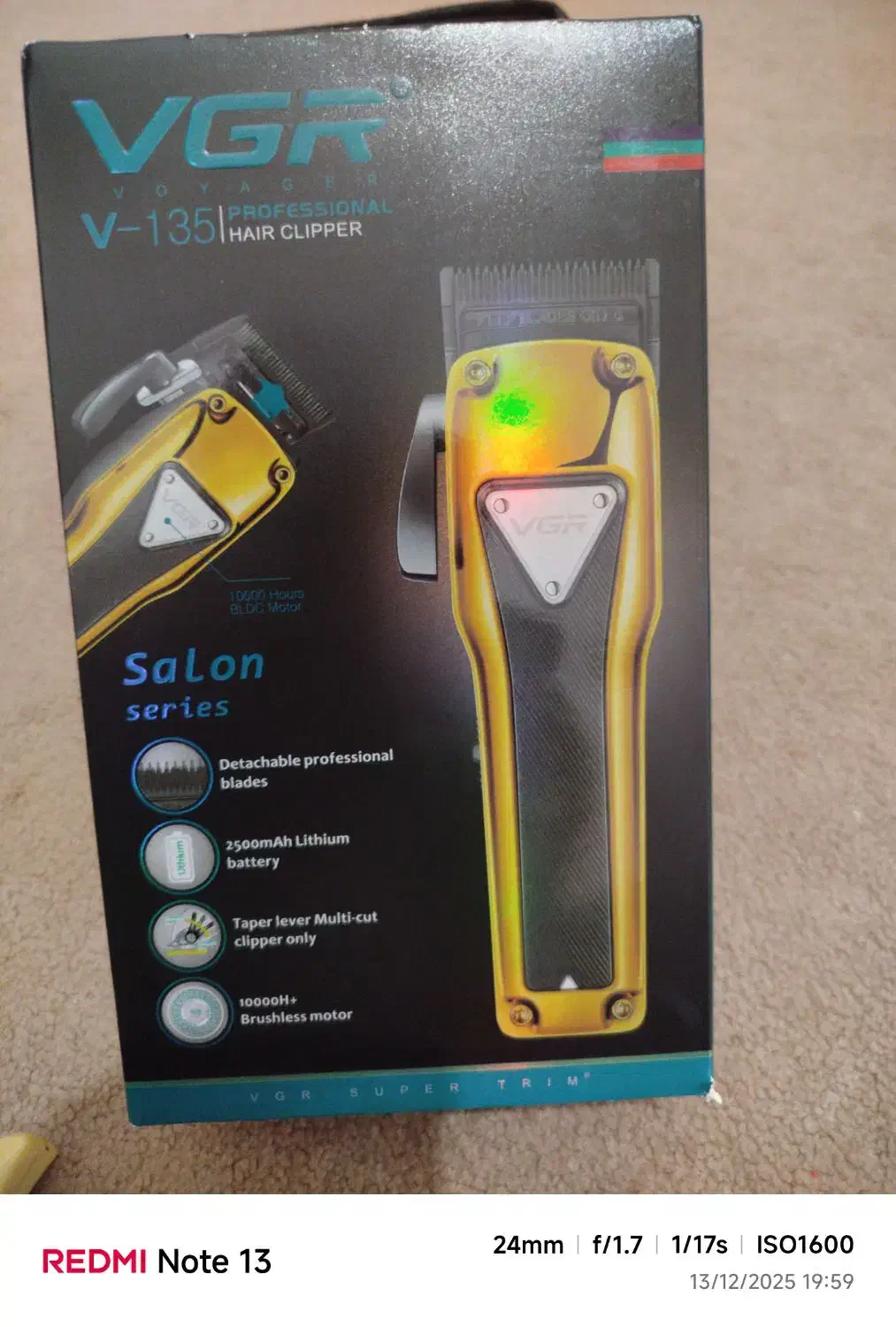 ماشین اصلاح وی جی ار135|آرایشگاه و سالن‌های زیبایی|خرم‌آباد, |دیوار