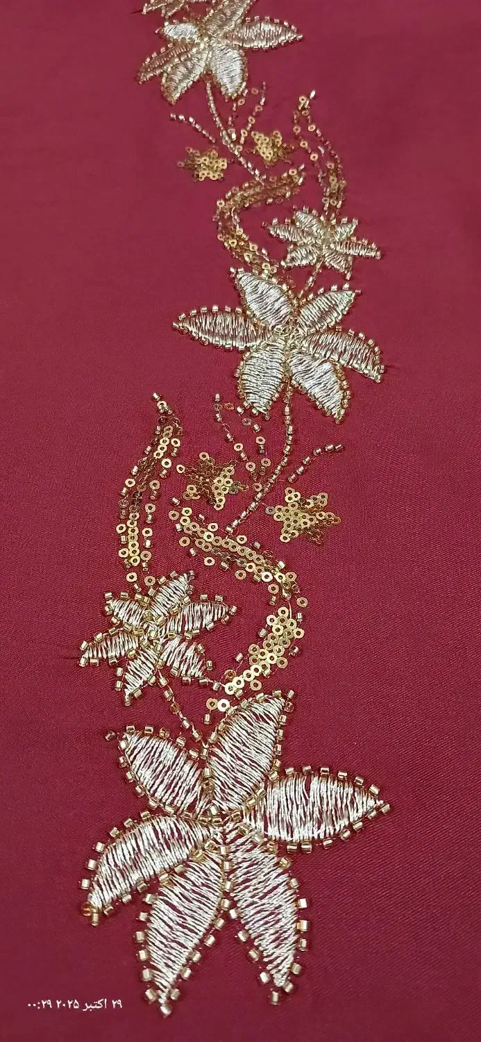 پارچه ملیله دوزی شده|لباس|کارون, |دیوار