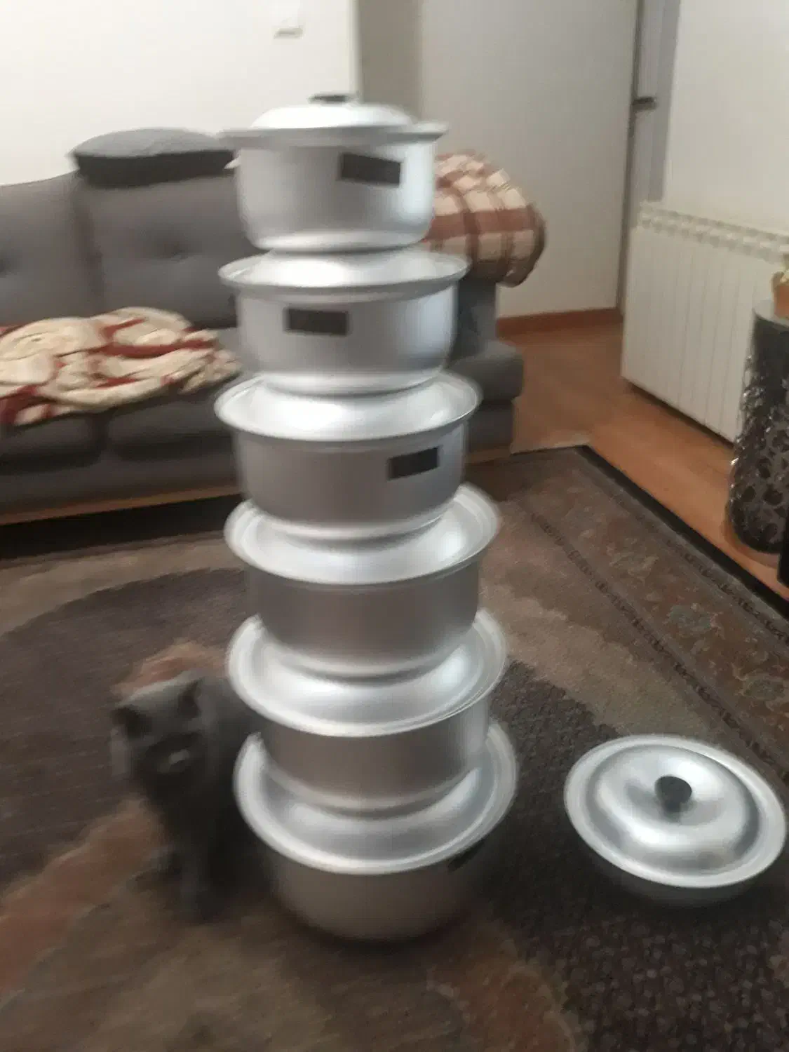 قابلمه ۱۴ پارچه نو برند شعبانی قدیمی ضخیم جهیزیه|ظروف پخت‌وپز|تهران, شادمان|دیوار