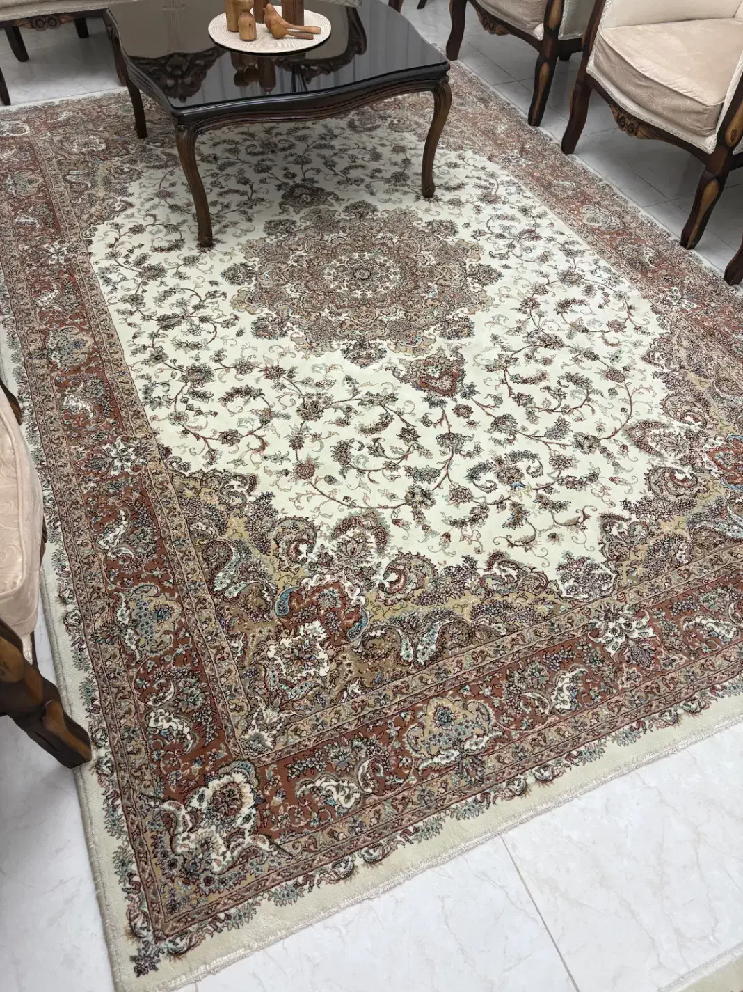 فرش کرم|فرش|ساوه, |دیوار