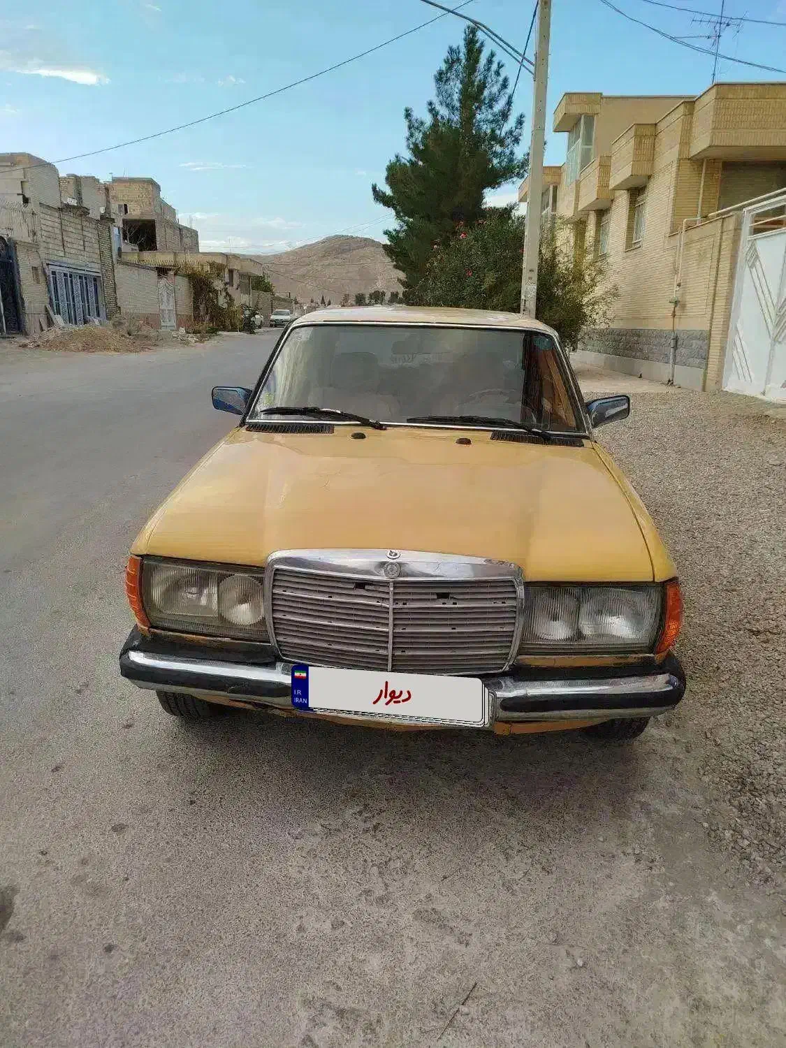 بنز کلاسیک مدل 1981 دانشجویی انژکتور موتور مشکی|خودرو کلاسیک|شهرضا, |دیوار