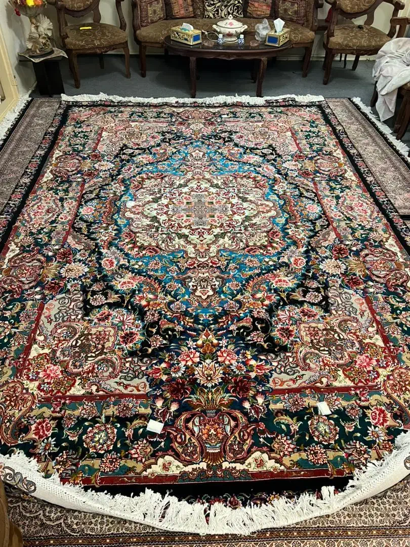 فرش سالاری ۹ متری چله نخ|فرش|تبریز, |دیوار