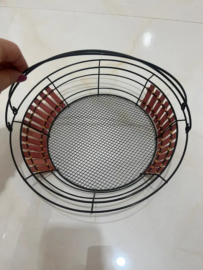 سبد چوبی فلزی|آب‌چکان و نظم‌دهنده ظروف|مشهد, فارغ التحصیلان|دیوار