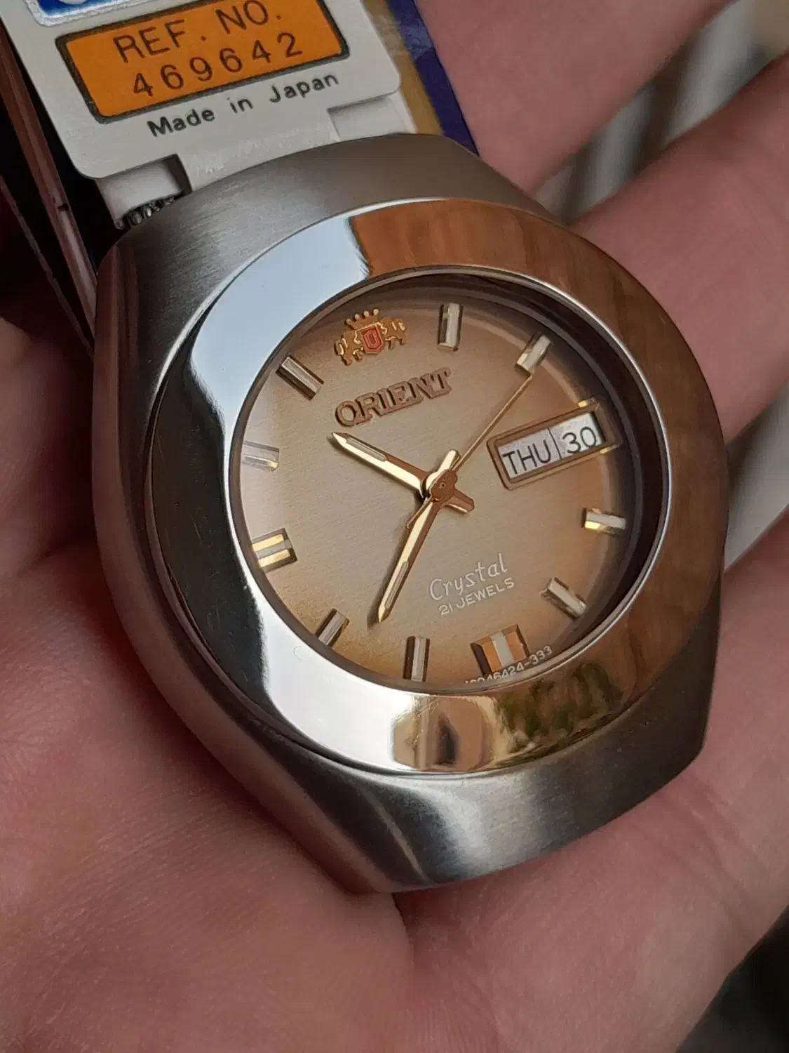 اورینت آپولو عتیقه اتوماتیک ۲۱ جواهر آکبند واقعی|کلکسیون اشیاء عتیقه|تهران, فرمانیه|دیوار