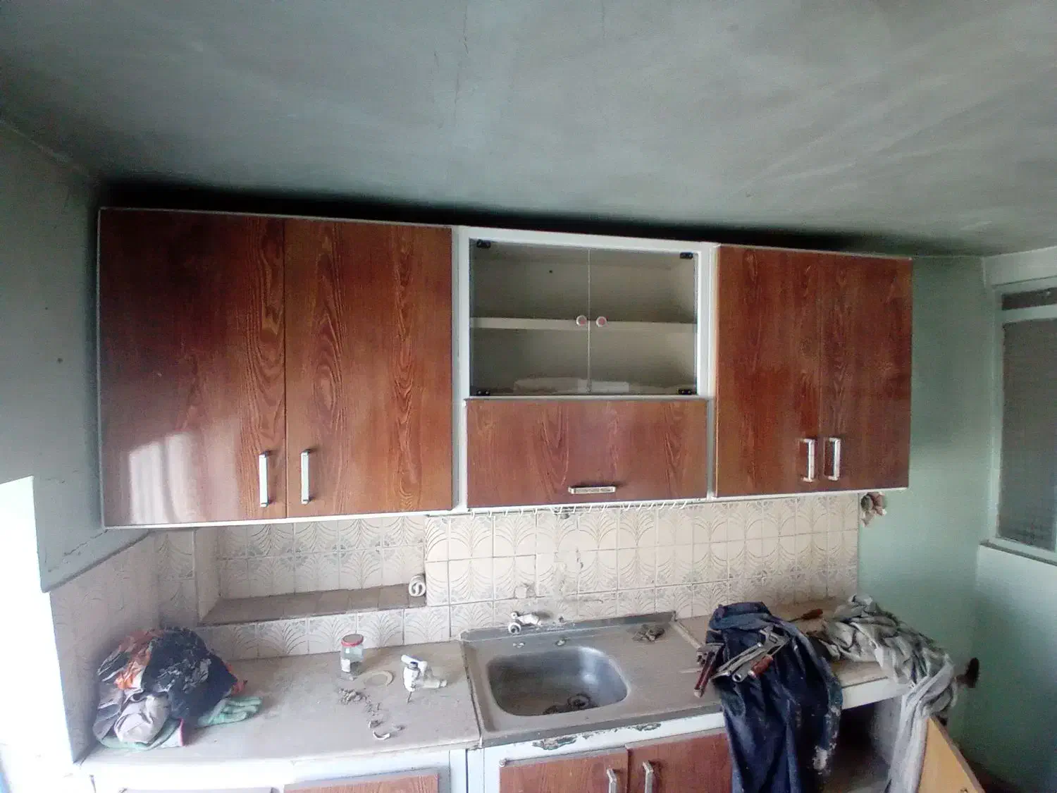 کابینت فلزی سالم|آب‌چکان و نظم‌دهنده ظروف|نیشابور, فضل|دیوار